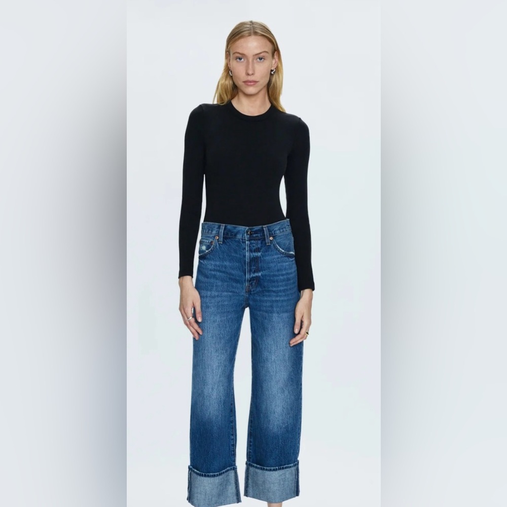 Pistola Medium Blue Wide Leg Jeans
